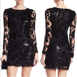 NWT DRESS THE POPULATION Grace Sequin Dress S